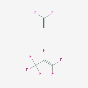 molecular formula C5H2F8 B3068874 1,1-Difluoroethene;1,1,2,3,3,3-hexafluoroprop-1-ene CAS No. 9011-17-0