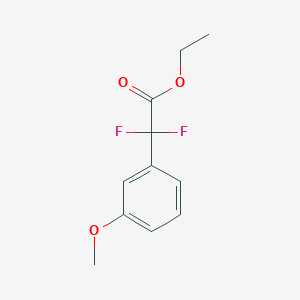 molecular formula C11H12F2O3 B3068920 Ethyl Difluoro-(3-methoxyphenyl)acetate CAS No. 915133-57-2