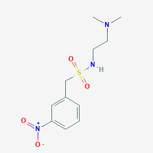 molecular formula C11H17N3O4S B3069055 n-(2-(Dimethylamino)ethyl)-1-(3-nitrophenyl)methanesulfonamide CAS No. 1083357-44-1