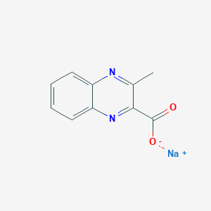 molecular formula C10H7N2NaO2 B3069062 Sodium 3-methylquinoxaline-2-carboxylate CAS No. 1134616-77-5