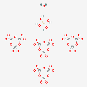 molecular formula H6O41SiW12 B3069084 Tungstosilicic acid, hydrate CAS No. 12027-43-9