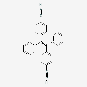 molecular formula C30H20 B3069099 1,2-Bis(4-ethynylphenyl)-1,2-diphenylethene CAS No. 1240785-42-5