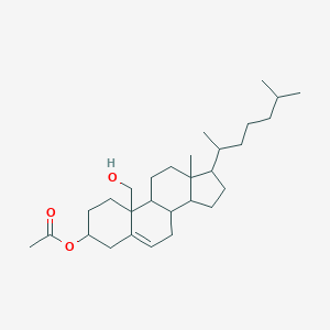 molecular formula C₂₉H₄₈O₃ B030691 19-羟基胆甾-5-烯-3-基乙酸酯 CAS No. 750-59-4