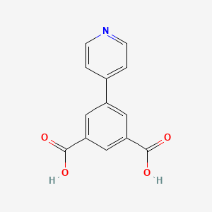 molecular formula C13H9NO4 B3069114 5-(Pyridin-4-yl)isophthalic acid CAS No. 1262962-06-0