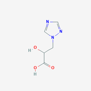 molecular formula C5H7N3O3 B3069139 Triazole lactic acid CAS No. 1450828-63-3