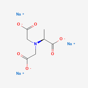 molecular formula C7H11NNaO6 B3069180 Trisodium dicarboxymethyl alaninate, L- CAS No. 170492-24-7