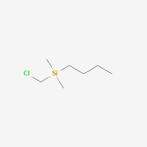 molecular formula C7H17ClSi B3069272 Chloromethyldimethyl-N-butylsilane CAS No. 3121-75-3