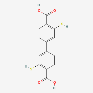 3,3'-Dimercapto-[1,1'-biphenyl]-4,4'-dicarboxylic acid