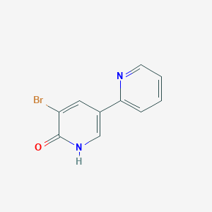 molecular formula C10H7BrN2O B3069321 3-bromo-5-pyridin-2-yl-1H-pyridin-2-one CAS No. 381233-79-0