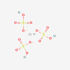 B3069322 Chromium(3+);hydrogen sulfate CAS No. 39380-78-4