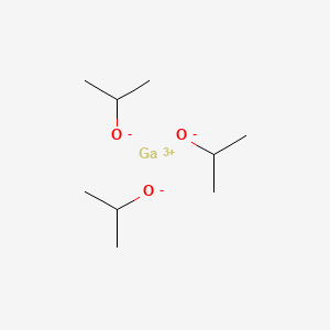 molecular formula C3H8GaO B3069342 Gallium (III) isopropoxide CAS No. 4452-61-3