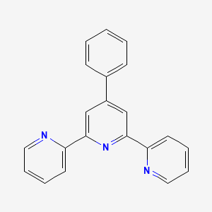 molecular formula C21H15N3 B3069375 4-phenyl-2,6-dipyridin-2-ylpyridine CAS No. 58345-97-4