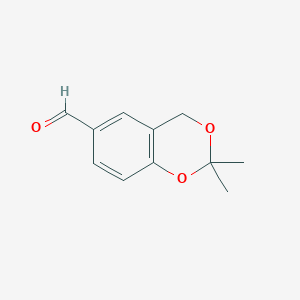 molecular formula C11H12O3 B030694 6-Formyl-2,2-dimethyl-1,3-benzodioxan CAS No. 54030-33-0