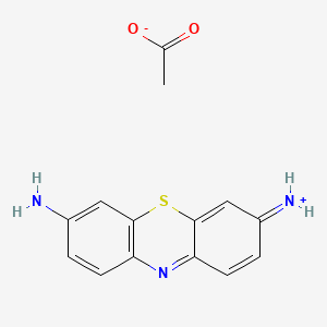 molecular formula C14H13N3O2S B3069462 Thionin acetate CAS No. 78338-22-4