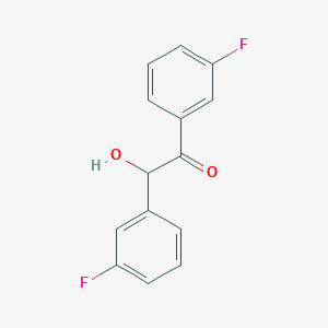 molecular formula C14H10F2O2 B3069674 1,2-Bis(3-fluorophenyl)-2-hydroxyethanone 
