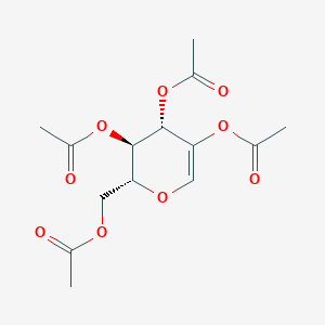 molecular formula C14H18O9 B030697 2,3,4,6-Tetra-O-acetyl-2-hydroxy-D-glucal CAS No. 3366-47-0