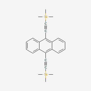 molecular formula C24H26Si2 B3069702 9,10-Di(trimethylsilylethynyl)anthracene CAS No. 18750-95-3