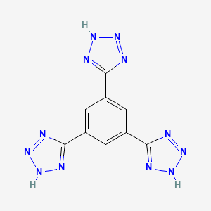 molecular formula C9H6N12 B3069706 1,3,5-Tri(1H-tetrazol-5-yl)benzene CAS No. 193614-99-2