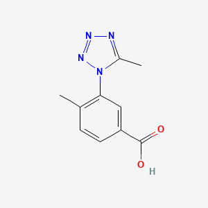 4-Methyl-3-(5-methyl-tetrazol-1-yl)-benzoic acid