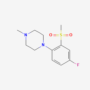 1-[(4-Fluoro-2-methylsulfonyl)phenyl]-4-methylpiperazine