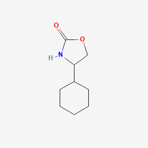 molecular formula C9H15NO2 B3069910 4-Cyclohexyl-1,3-oxazolidin-2-one CAS No. 1000374-93-5