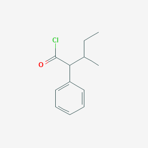molecular formula C12H15ClO B3070488 3-methyl-2-phenylpentanoyl chloride CAS No. 100388-64-5