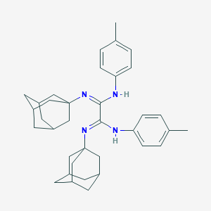 molecular formula C36H46N4 B307120 N~1~,N~2~-di(1-adamantyl)-N'~1~,N'~2~-bis(4-methylphenyl)ethanediimidamide 