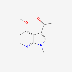 3-Acetyl-4-methoxy-1-methyl-1H-pyrrolo[2,3-b]pyridine