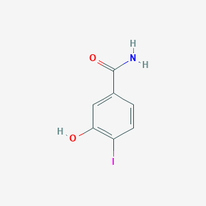 molecular formula C7H6INO2 B3071700 3-Hydroxy-4-iodobenzamide CAS No. 1011713-16-8