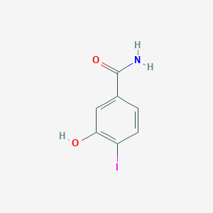 3-Hydroxy-4-iodobenzamide