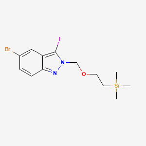 2H-Indazole, 5-bromo-3-iodo-2-[[2-(trimethylsilyl)ethoxy]methyl]-