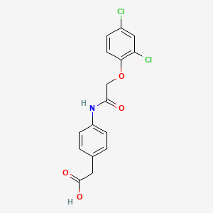 2-(4-(2-(2,4-Dichlorophenoxy)acetamido)phenyl)acetic acid