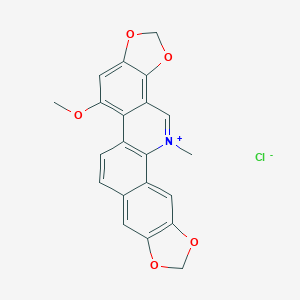 molecular formula C21H16ClNO5 B030718 Chelirubine Chloride CAS No. 30044-85-0