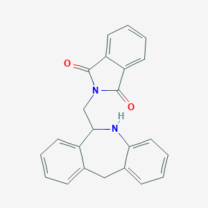 molecular formula C23H18N2O2 B030719 2-((6,11-Dihydro-5H-dibenzo[b,e]azepin-6-yl)methyl)isoindoline-1,3-dione CAS No. 143878-20-0