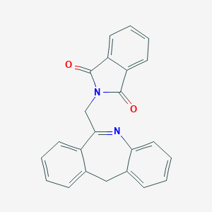 molecular formula C23H16N2O2 B030720 2-[(11H-二苯并[b,e]氮杂茚-6-基)甲基]-1H-异吲哚-1,3(2H)-二酮 CAS No. 74860-00-7