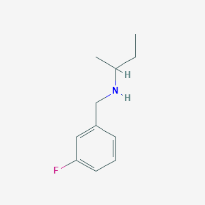 molecular formula C11H16FN B3072658 (Butan-2-yl)[(3-fluorophenyl)methyl]amine CAS No. 1016818-07-7