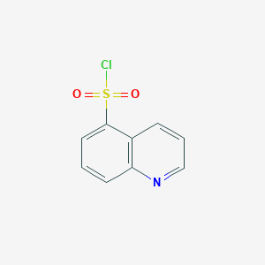molecular formula C9H6ClNO2S B030730 Quinoline-5-sulfonyl chloride CAS No. 102878-84-2