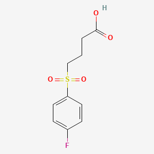 molecular formula C10H11FO4S B3073425 4-(4-Fluorobenzenesulfonyl)butanoic acid CAS No. 1017674-75-7