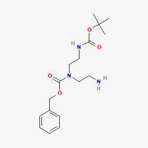 Benzyl (2-aminoethyl)(2-((tert-butoxycarbonyl)amino)ethyl)carbamate
