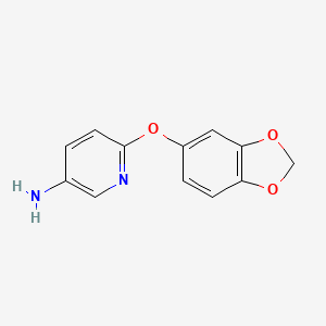 6-(Benzo[d][1,3]dioxol-5-yloxy)pyridin-3-amine