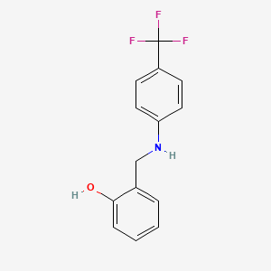 2-({[4-(Trifluoromethyl)phenyl]amino}methyl)phenol
