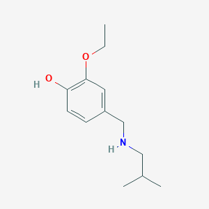 B3074187 2-Ethoxy-4-{[(2-methylpropyl)amino]methyl}phenol CAS No. 1019480-59-1