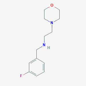 B3074211 [(3-Fluorophenyl)methyl][2-(morpholin-4-yl)ethyl]amine CAS No. 1019491-48-5