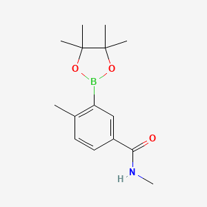 N,4-dimethyl-3-(4,4,5,5-tetramethyl-1,3,2-dioxaborolan-2-yl)benzamide