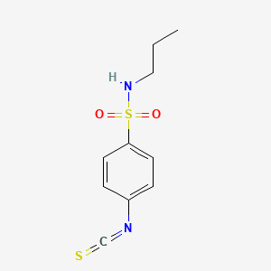molecular formula C10H12N2O2S2 B3074558 4-isothiocyanato-N-propylbenzenesulfonamide CAS No. 102074-75-9