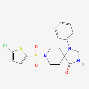 molecular formula C17H18ClN3O3S2 B3074768 ATP synthase inhibitor 1 