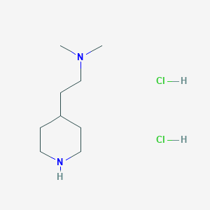 molecular formula C9H22Cl2N2 B3074769 N,N-Dimethyl-2-(piperidin-4-yl)ethanamine dihydrochloride CAS No. 102308-92-9