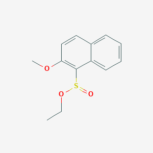 molecular formula C13H14O3S B3074789 Ethyl 2-methoxy-1-naphthalenesulfinate CAS No. 102333-54-0