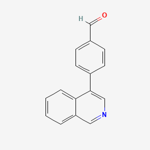 molecular formula C16H11NO B3074795 4-(isoquinolin-4-yl)benzaldehyde CAS No. 1023554-08-6