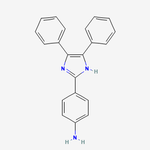 B3074963 4-(4,5-diphenyl-1H-imidazol-2-yl)aniline CAS No. 102469-74-9